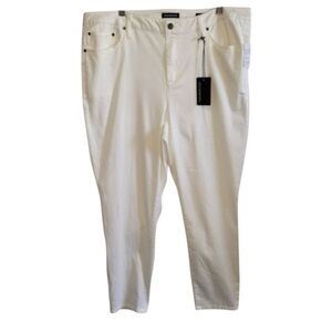 Needle and Cloth White Skinny Jeans Ankle 20W NWT